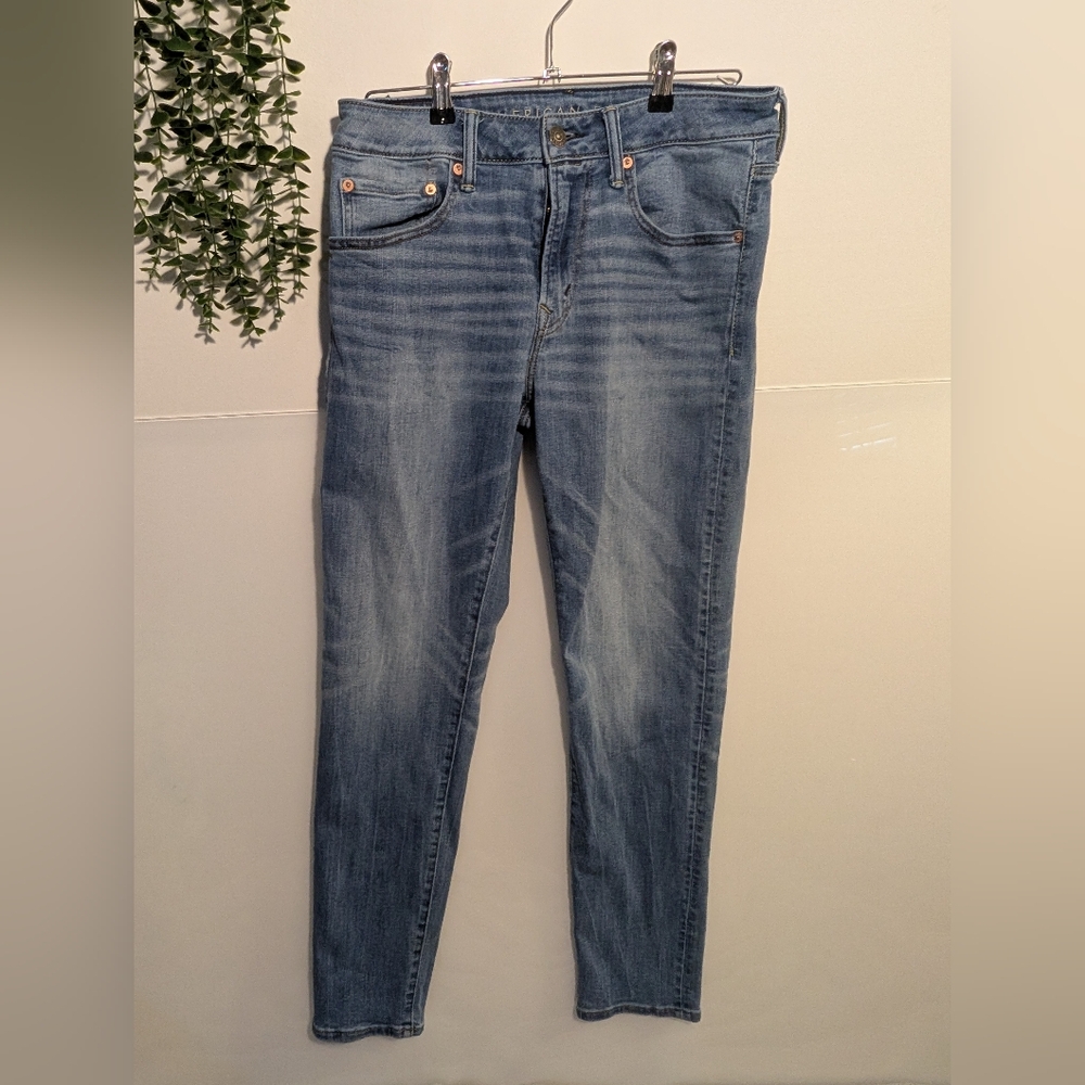 American Eagle Athletic Fit Jeans Men's Size 31 x 32 Airflex And Temp Tech